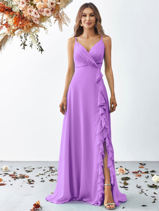 Formales Damenkleid mit Schlitz, Farben