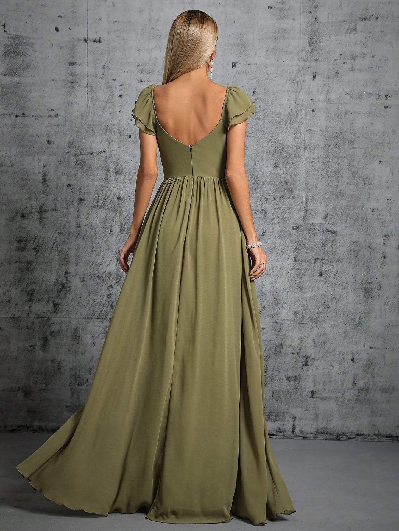 Formales Damenkleid mit Schlitz, Farben