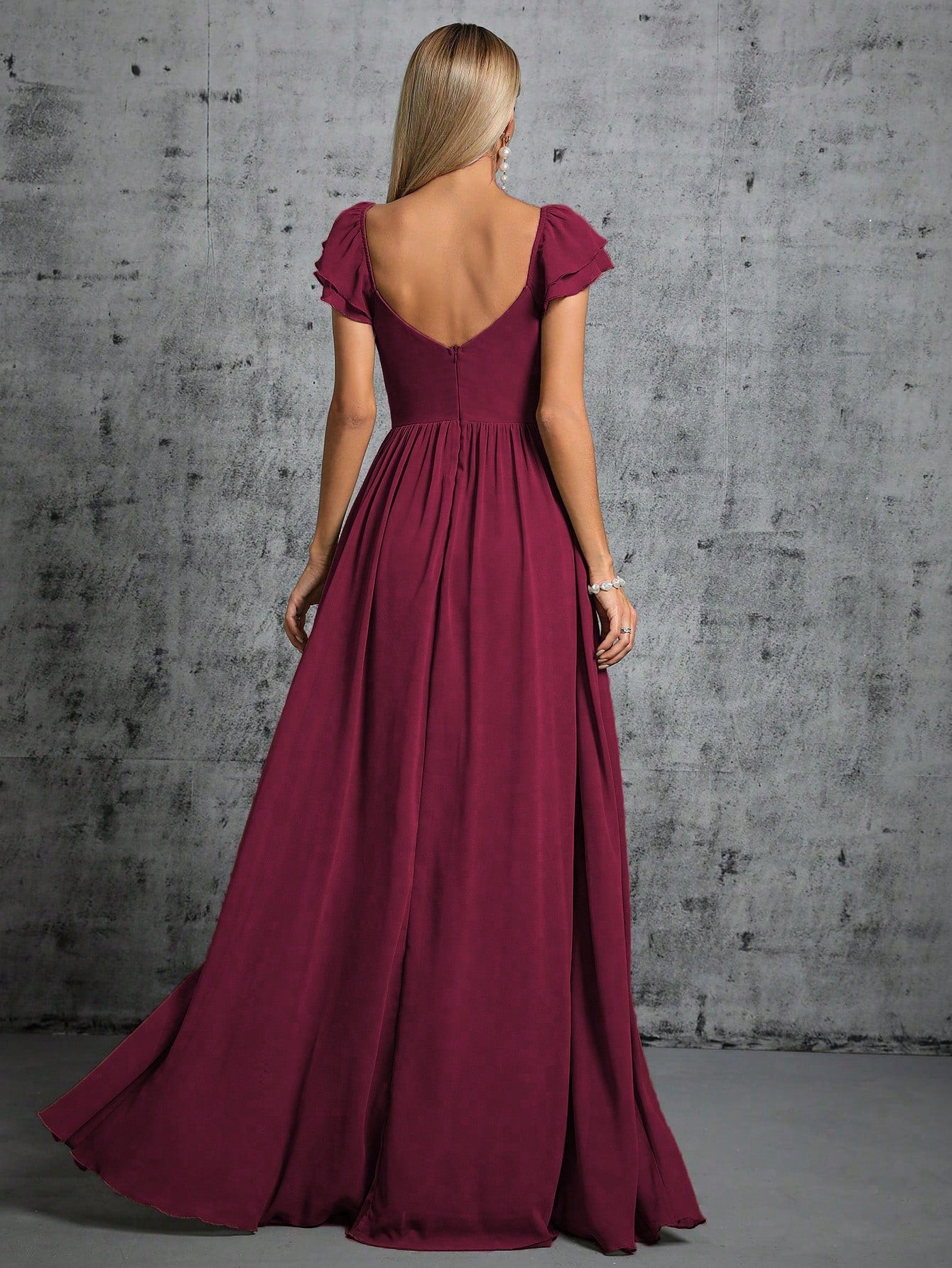 Formales Damenkleid mit Schlitz, Farben