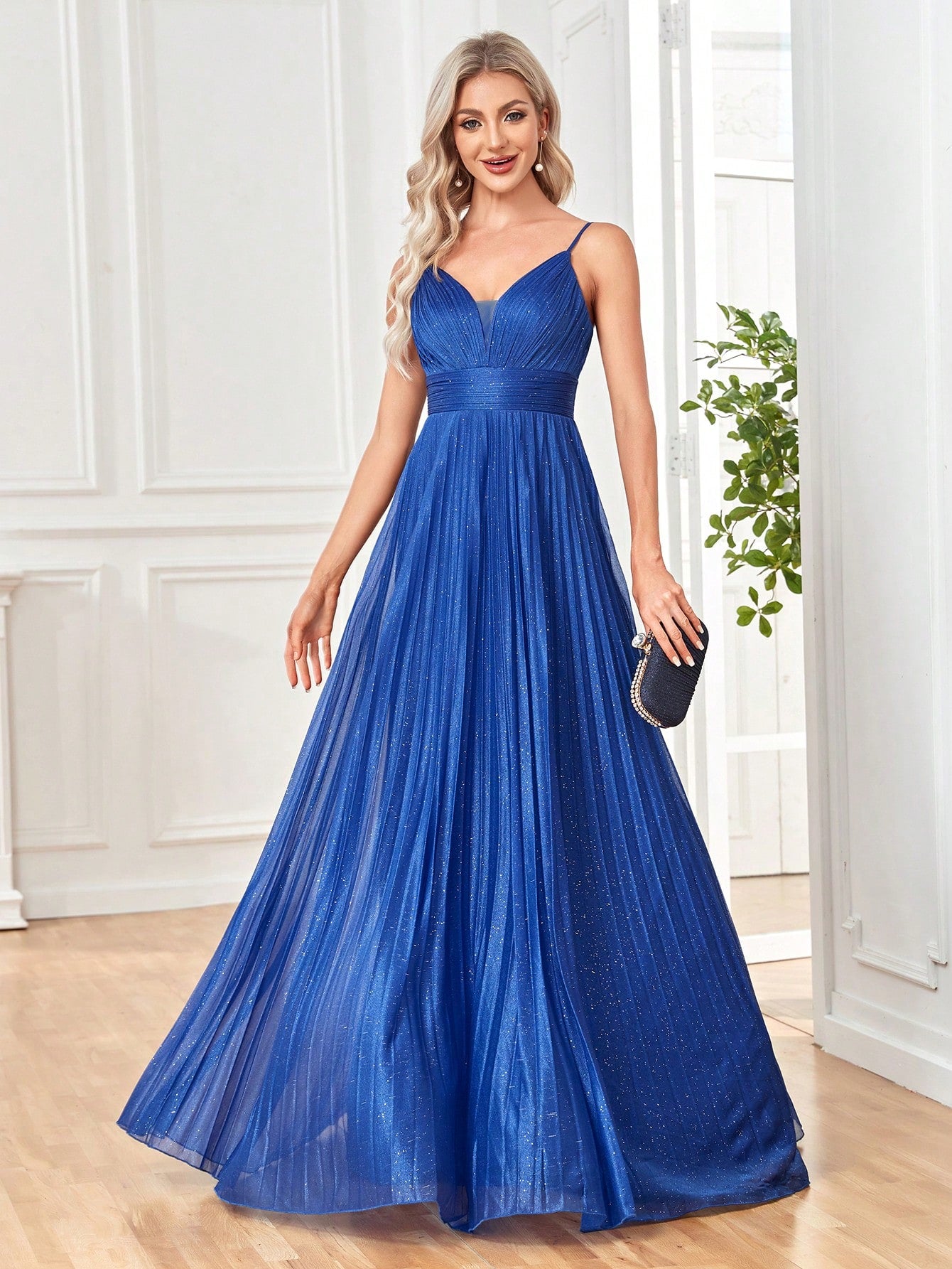 Damen-Abendkleid mit Falten, Farben