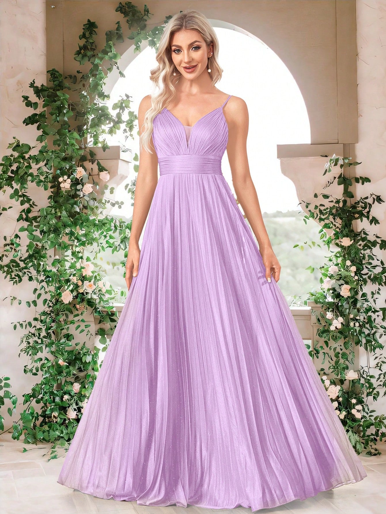 Damen-Abendkleid mit Falten, Farben