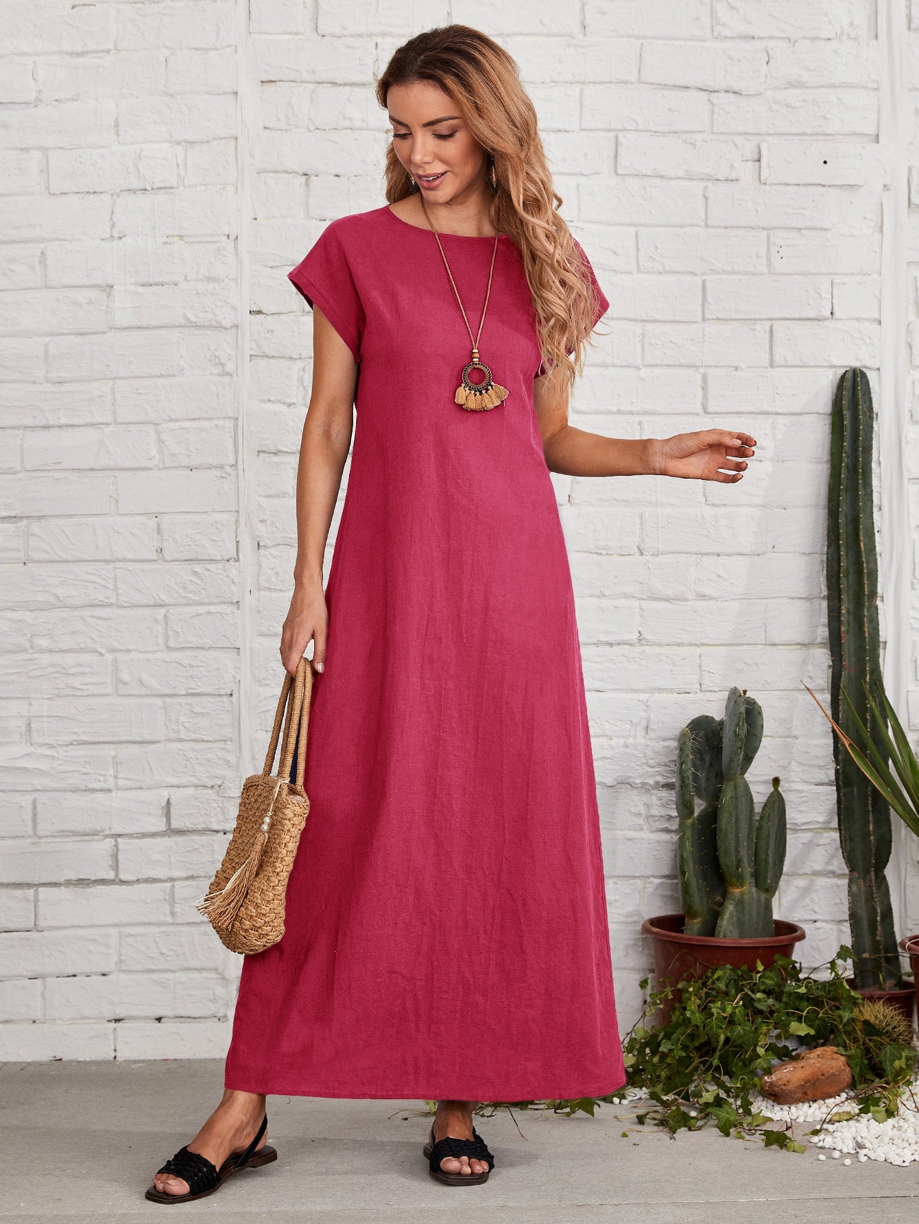 Lockeres Maxikleid für Damen