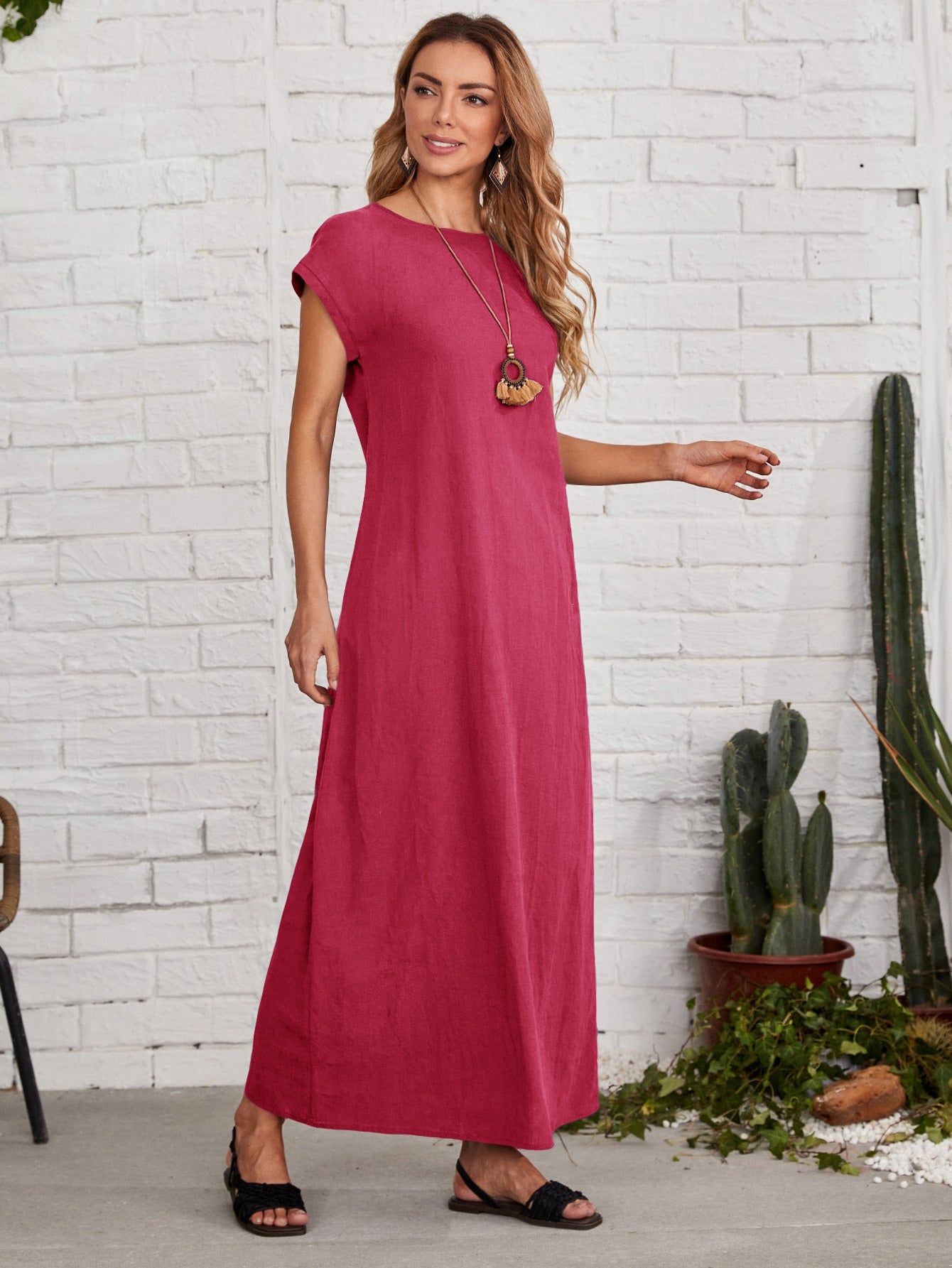 Lockeres Maxikleid für Damen