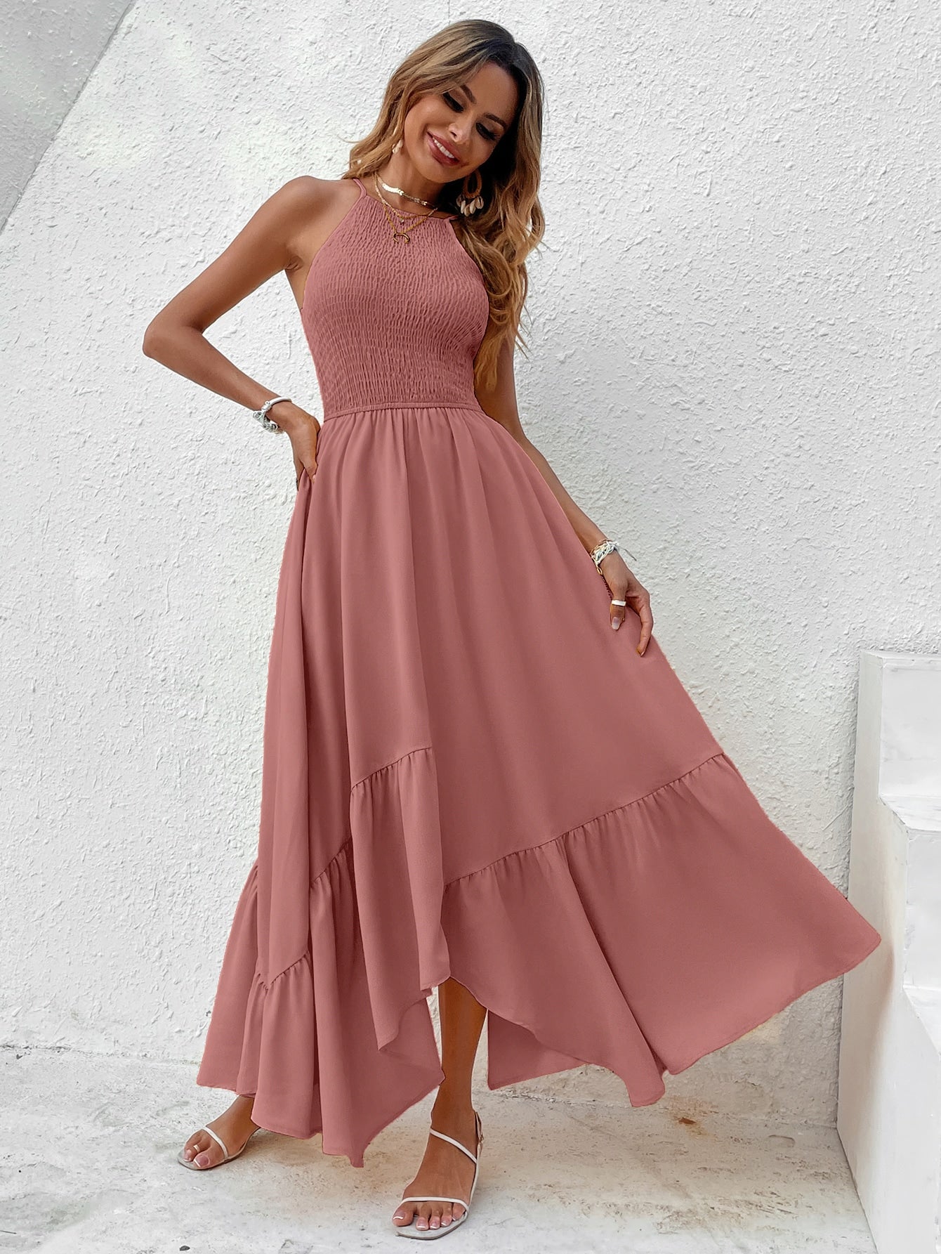 Asymmetrisches Damenkleid Ida