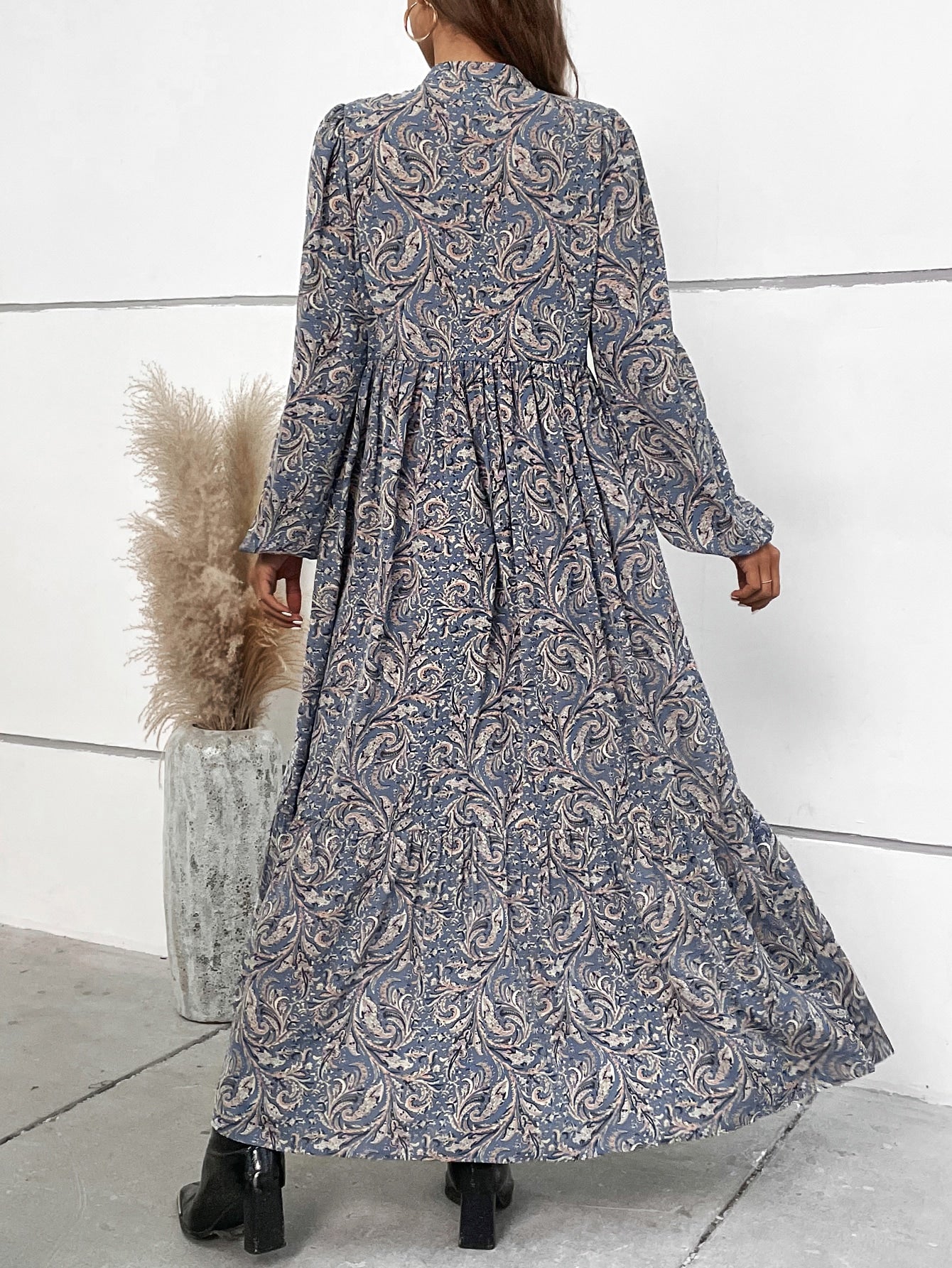 Langes Boho-Kleid Carolle für Damen