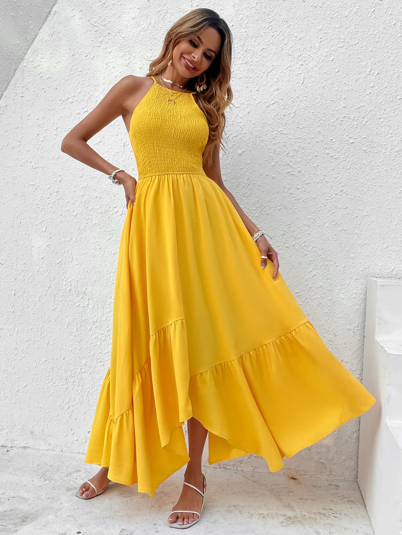 Asymmetrisches Damenkleid Ida