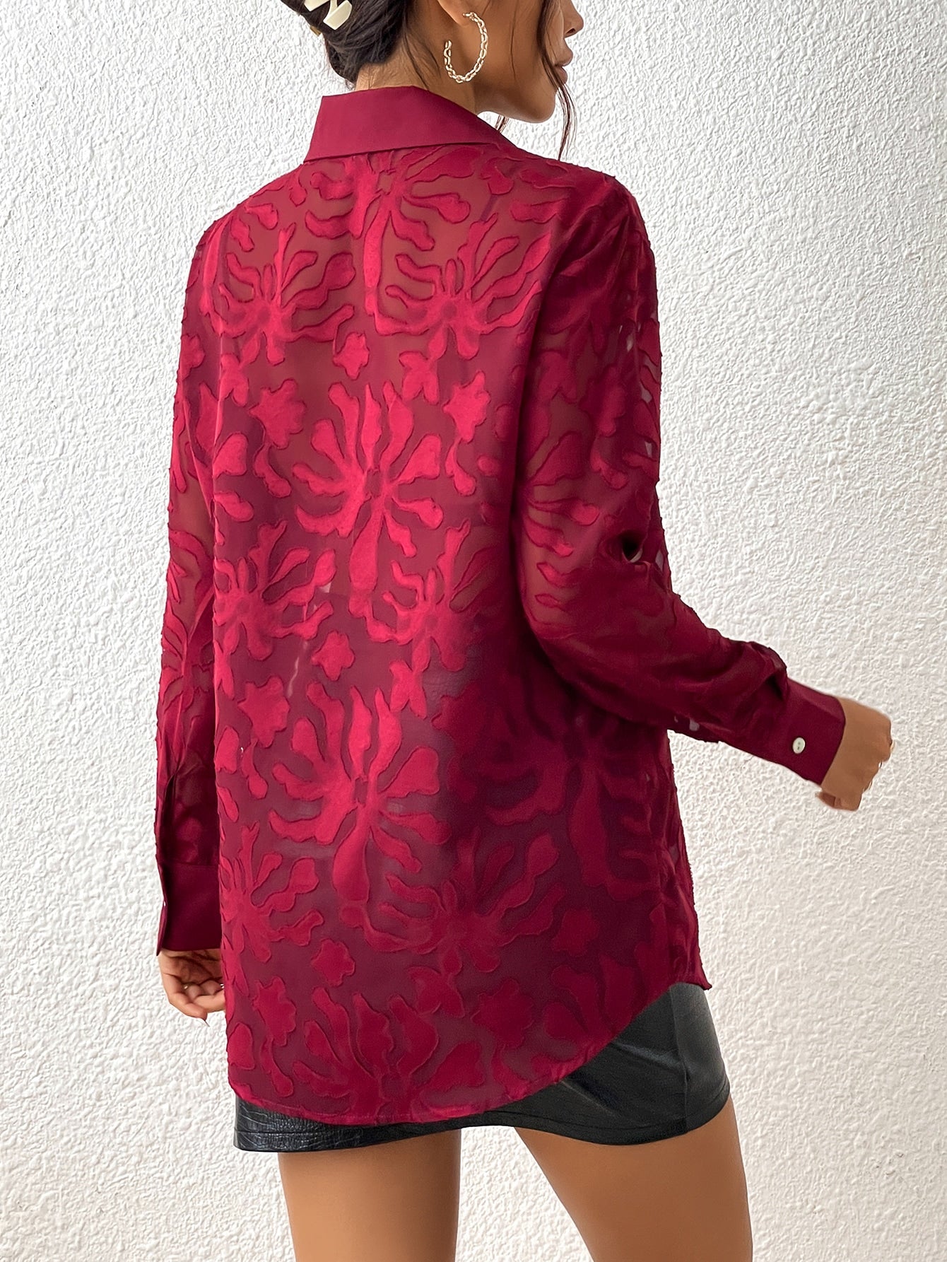 Damenshirt mit Carolle-Muster