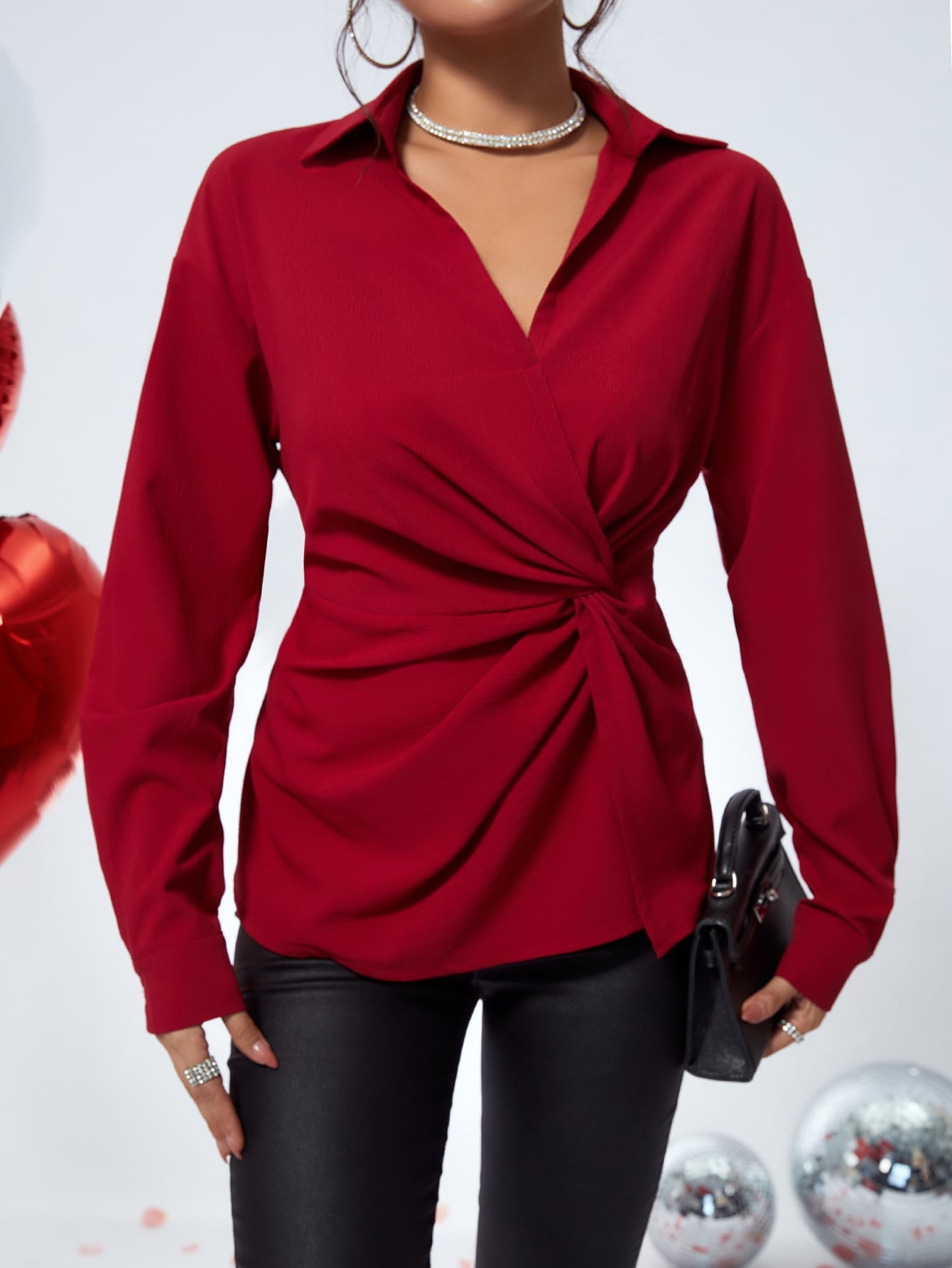 Farben des Twist-Shirts für Damen