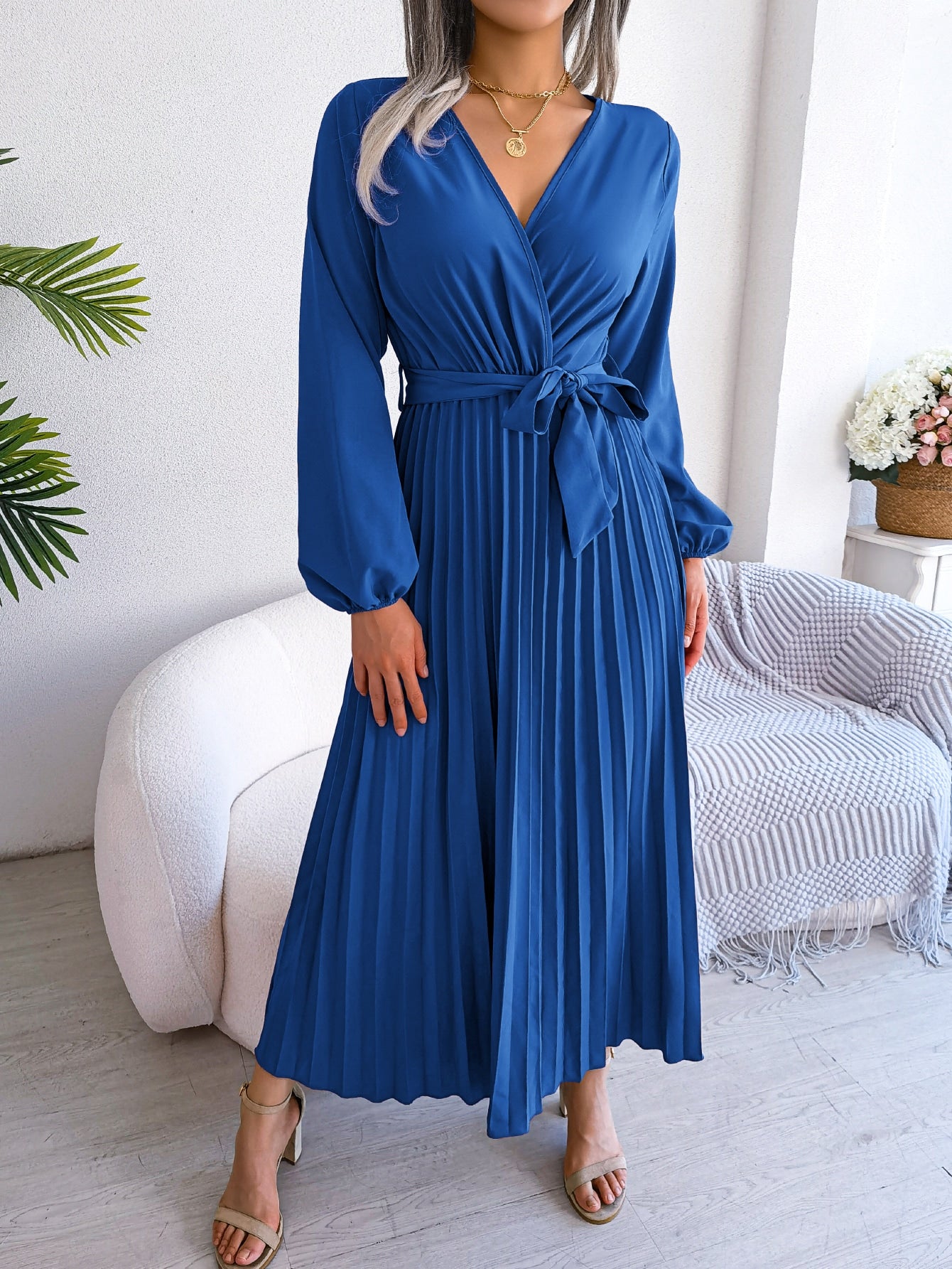 Faltenkleid für Damen Marbella