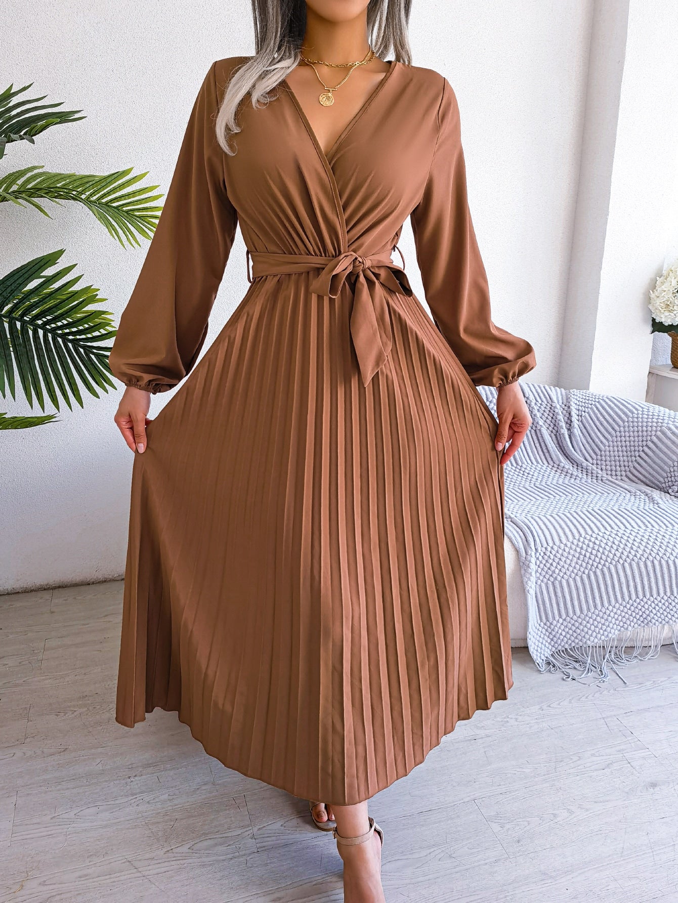 Faltenkleid für Damen Marbella