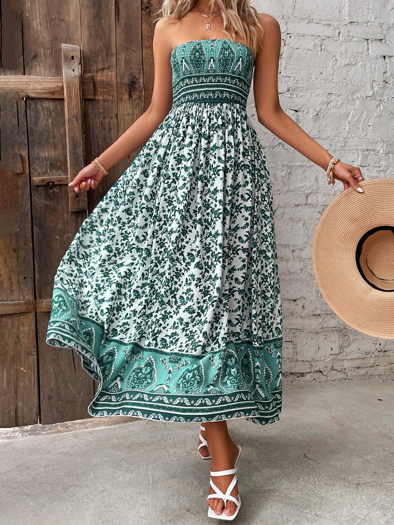 Boho-Malta-Kleid für Damen