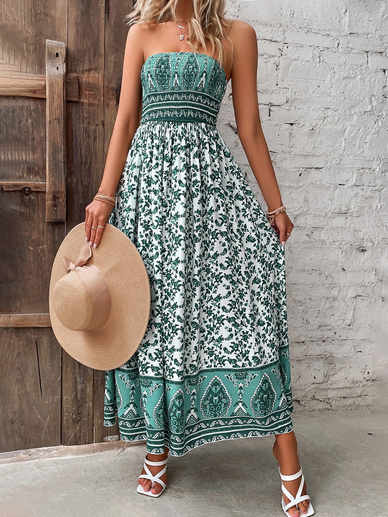 Boho-Malta-Kleid für Damen