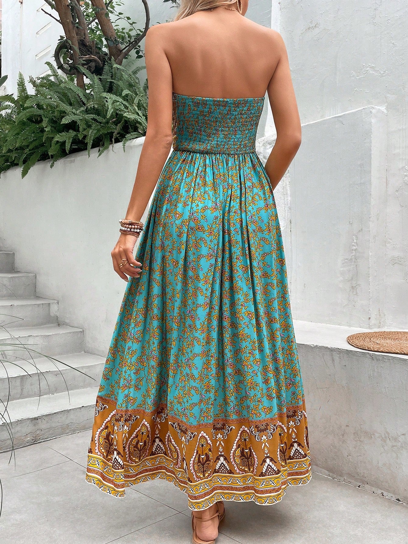 Boho-Malta-Kleid für Damen