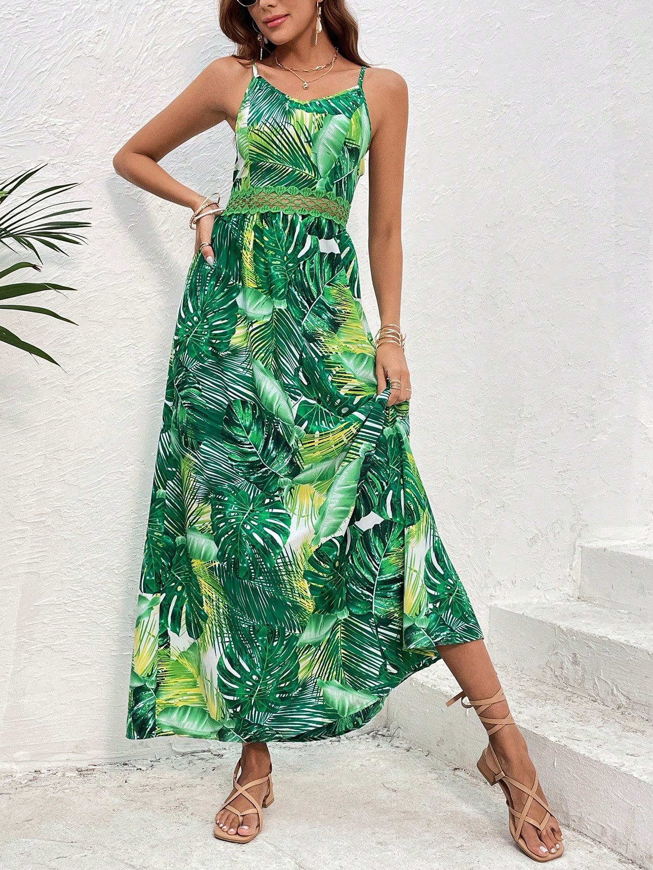 Boho-Maxikleid für Damen