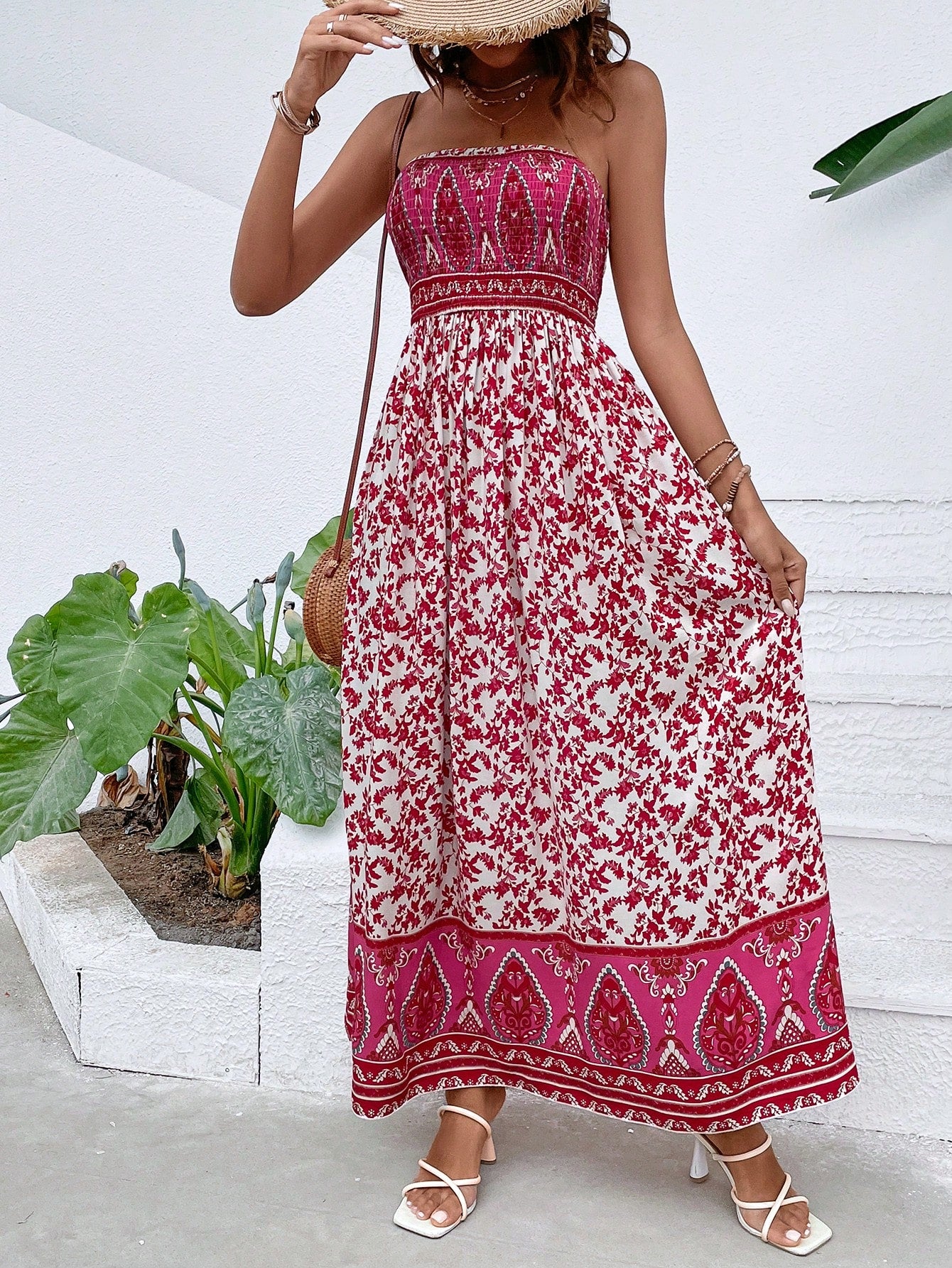 Boho-Malta-Kleid für Damen