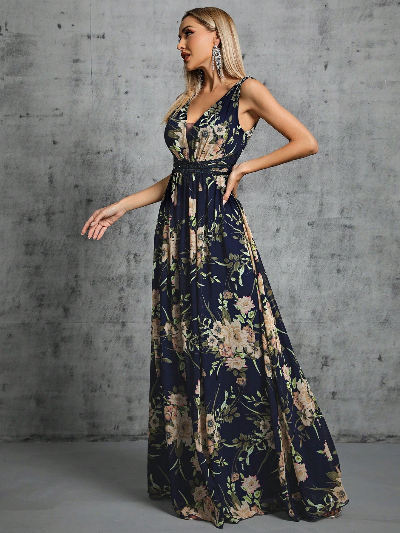 Maxi-Abendkleid für Damen