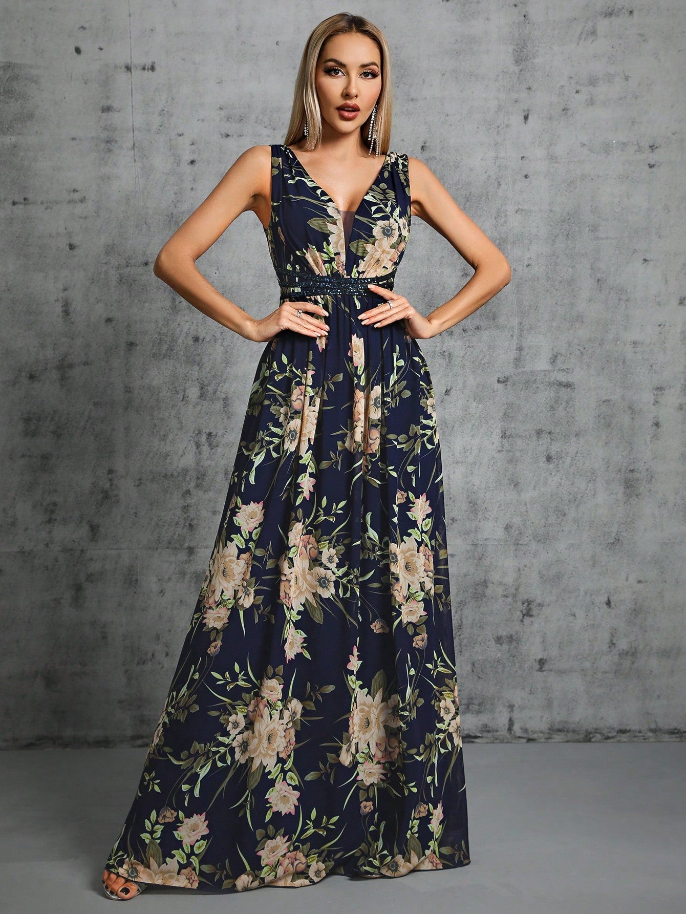 Maxi-Abendkleid für Damen