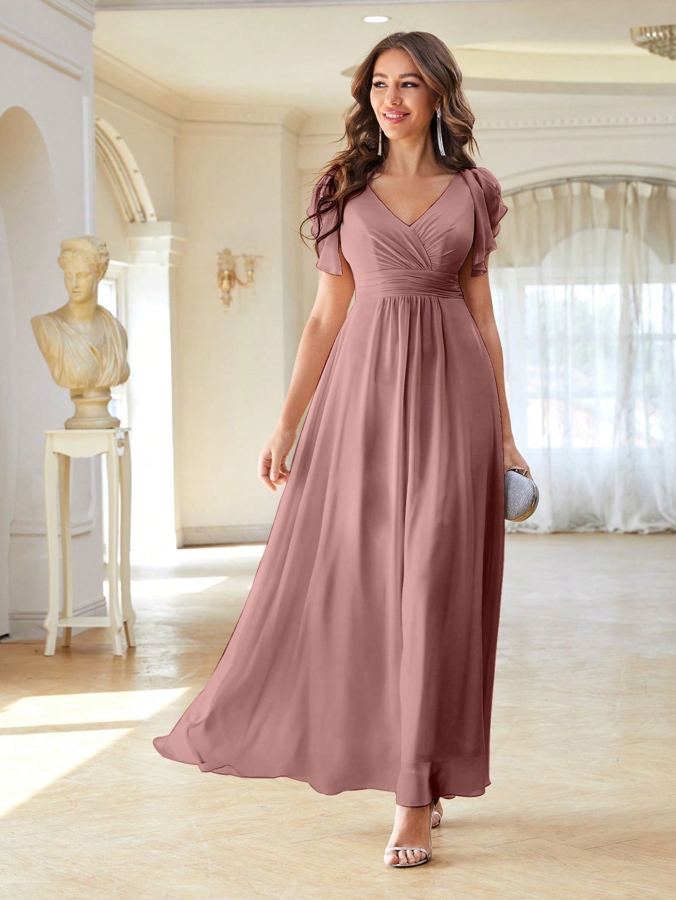 Formales Wickelkleid für Damen