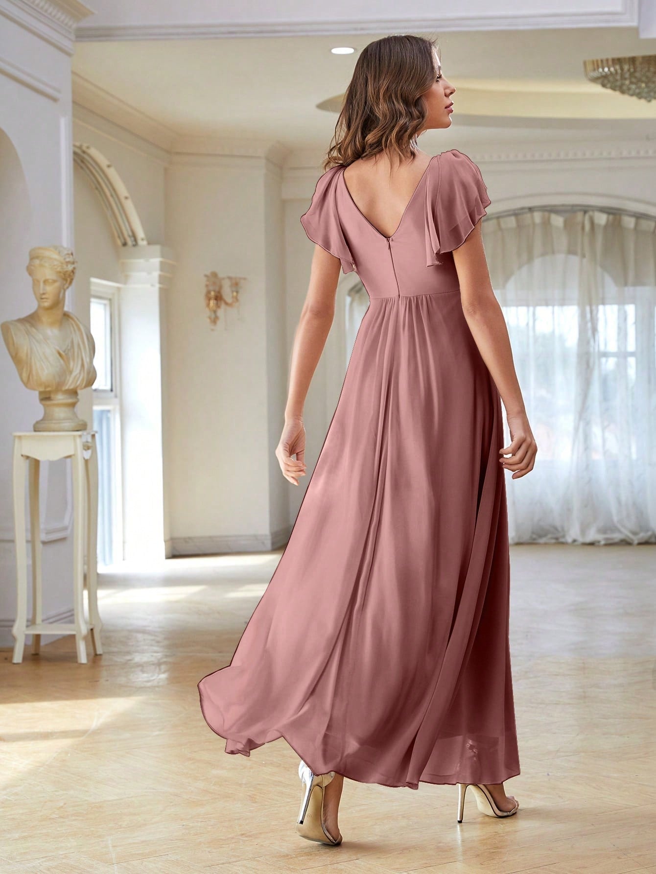 Formales Wickelkleid für Damen