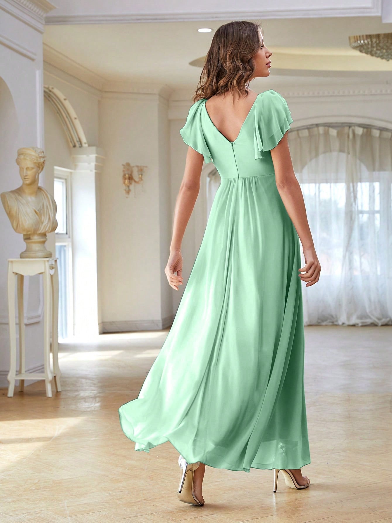 Formales Wickelkleid für Damen