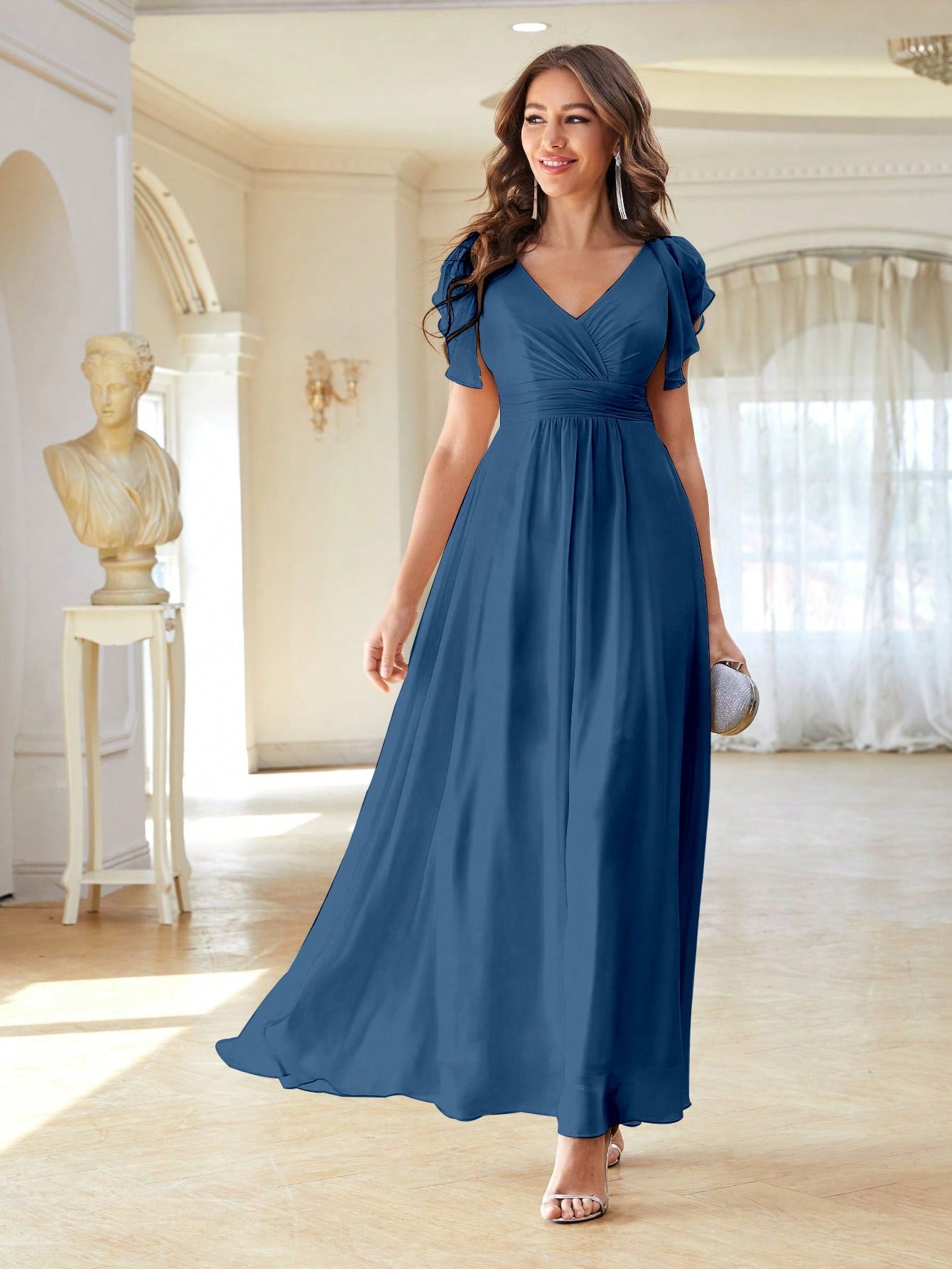 Formales Wickelkleid für Damen