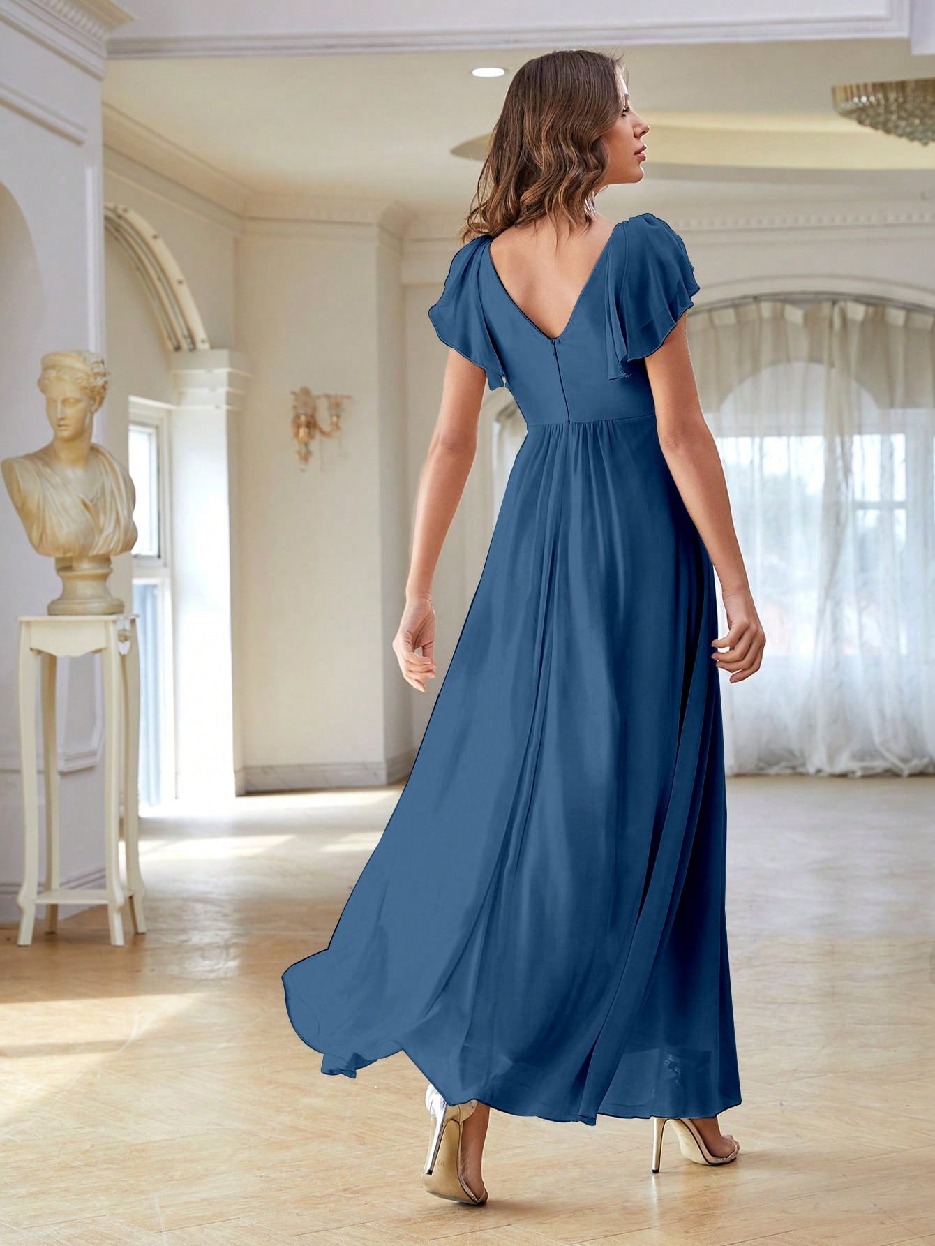 Formales Wickelkleid für Damen