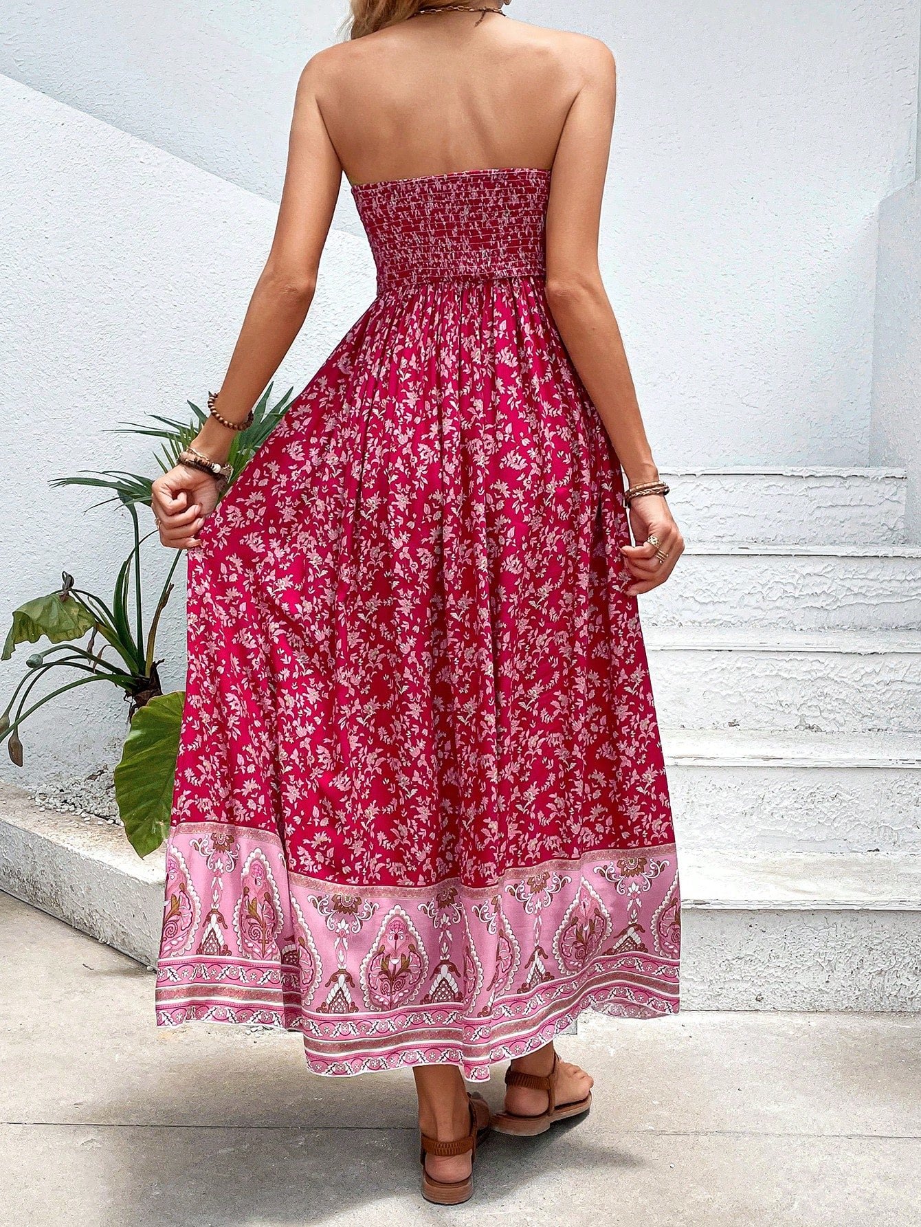 Boho-Malta-Kleid für Damen