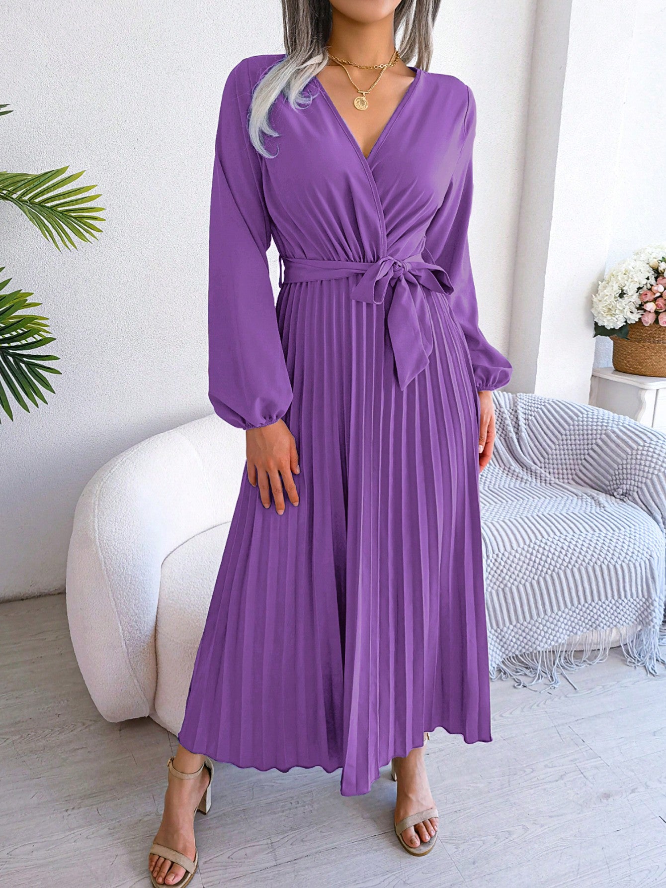 Faltenkleid für Damen Marbella