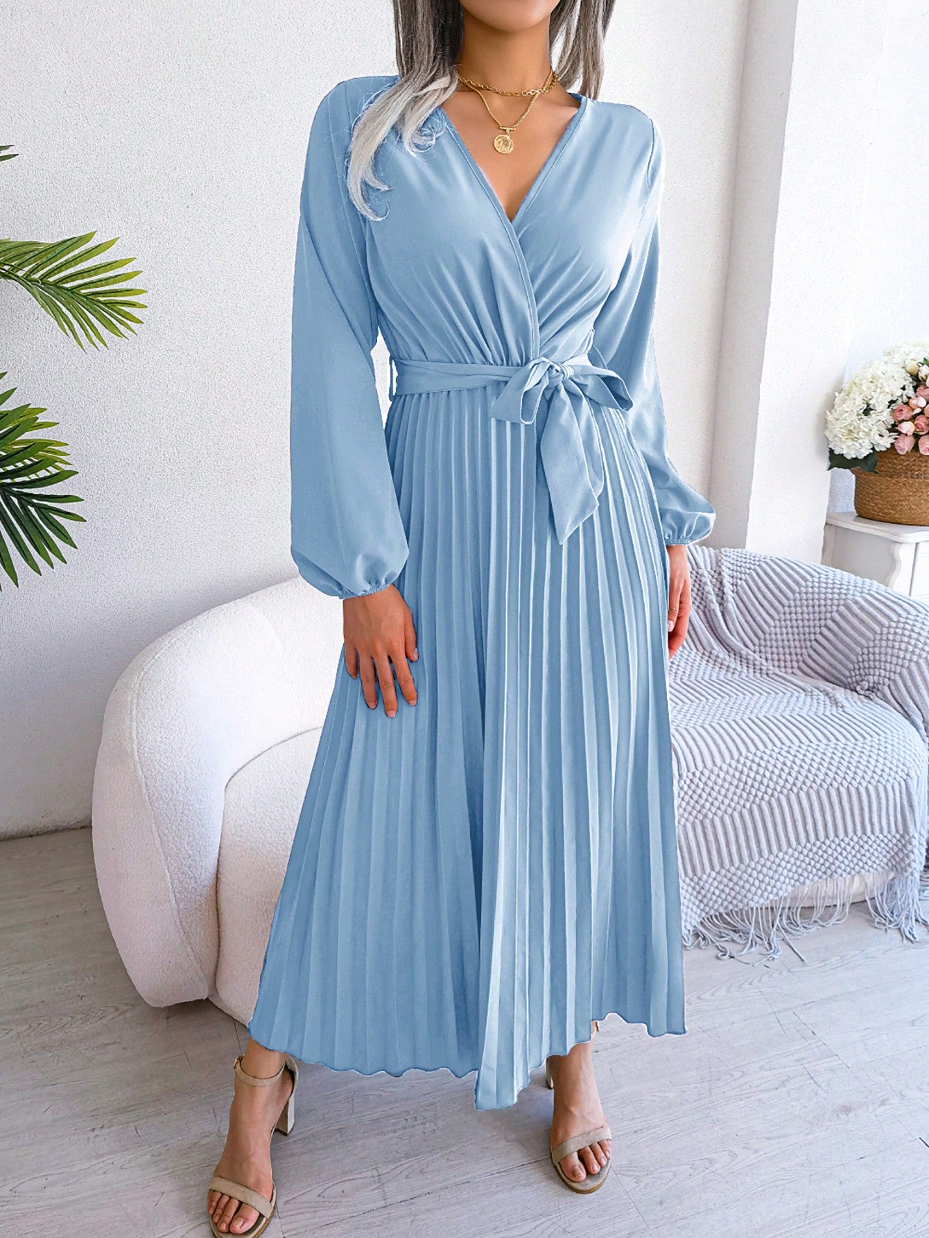 Faltenkleid für Damen Marbella