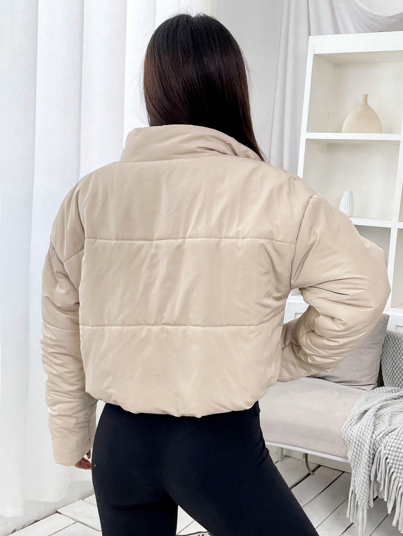 Kurze Daunenjacke für Damen