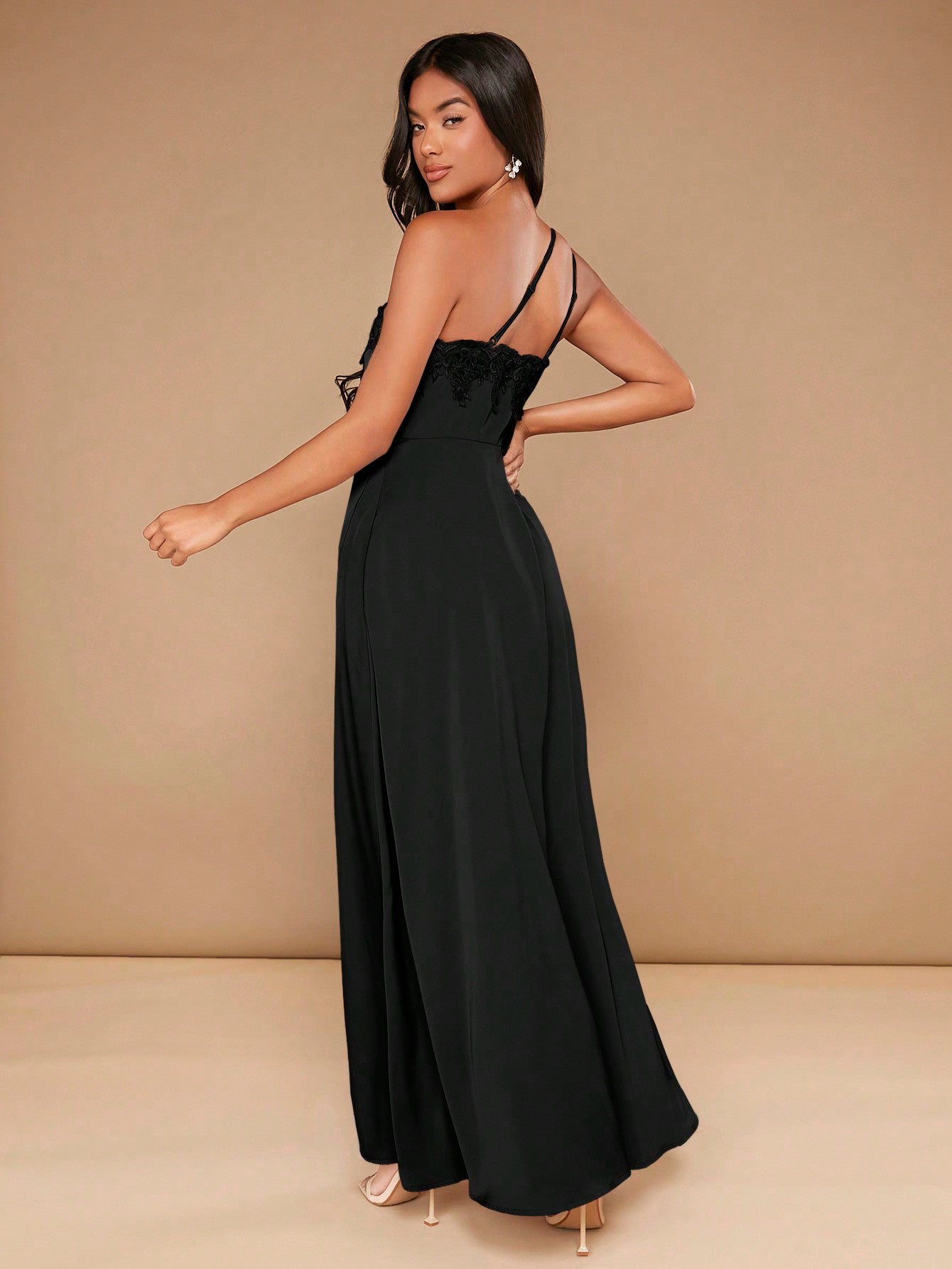 One-Shoulder-Abendkleid für Damen, Farben