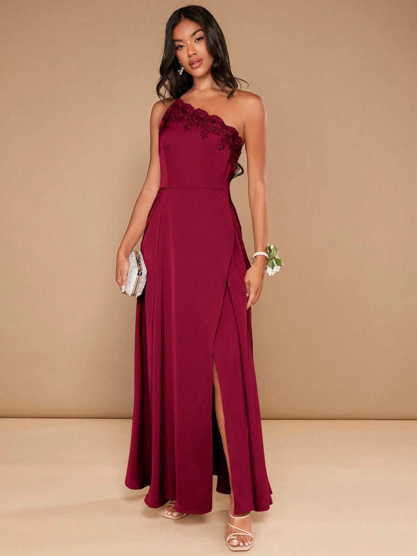 One-Shoulder-Abendkleid für Damen, Farben