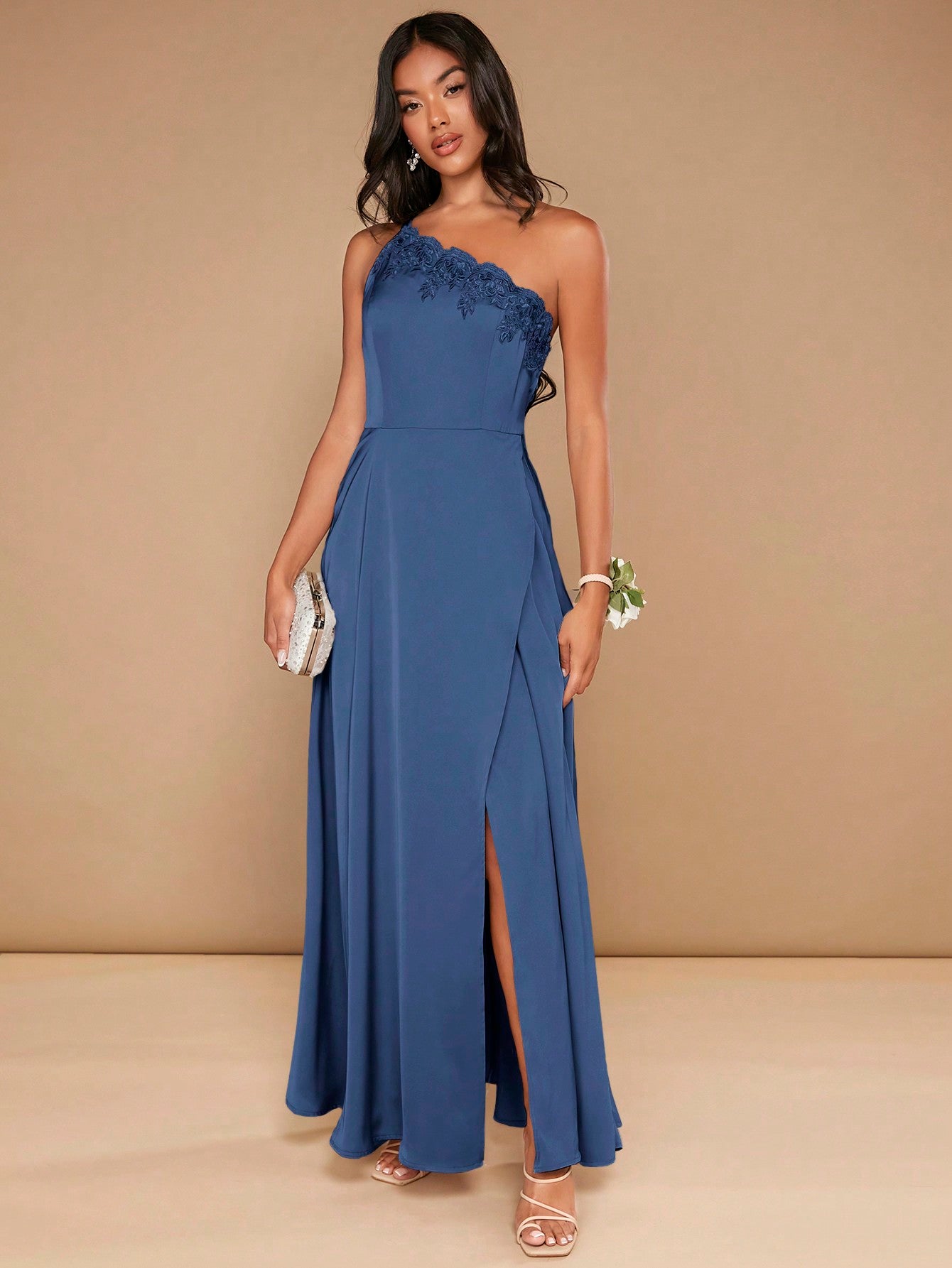 One-Shoulder-Abendkleid für Damen, Farben