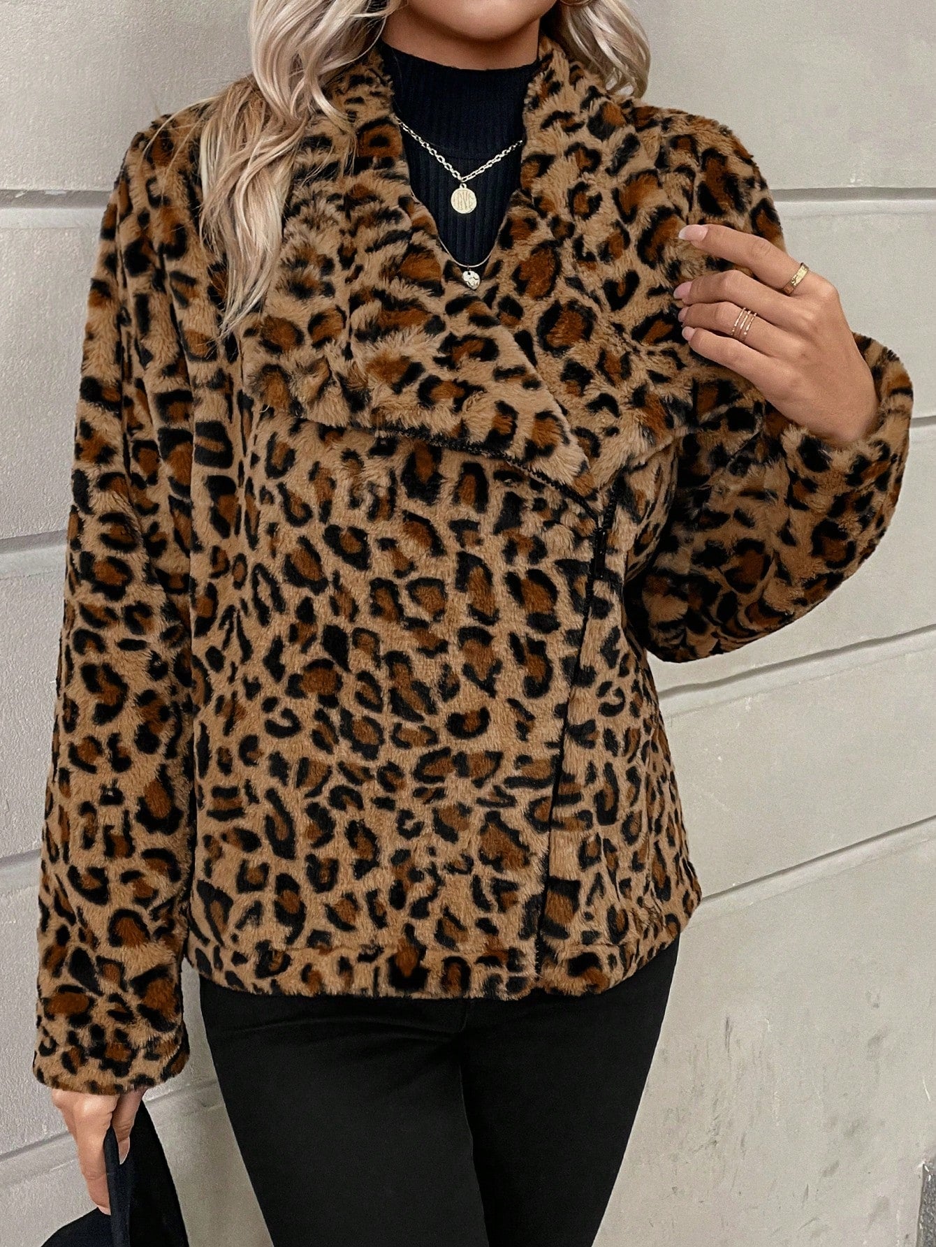 Leopardenfelljacke für Damen