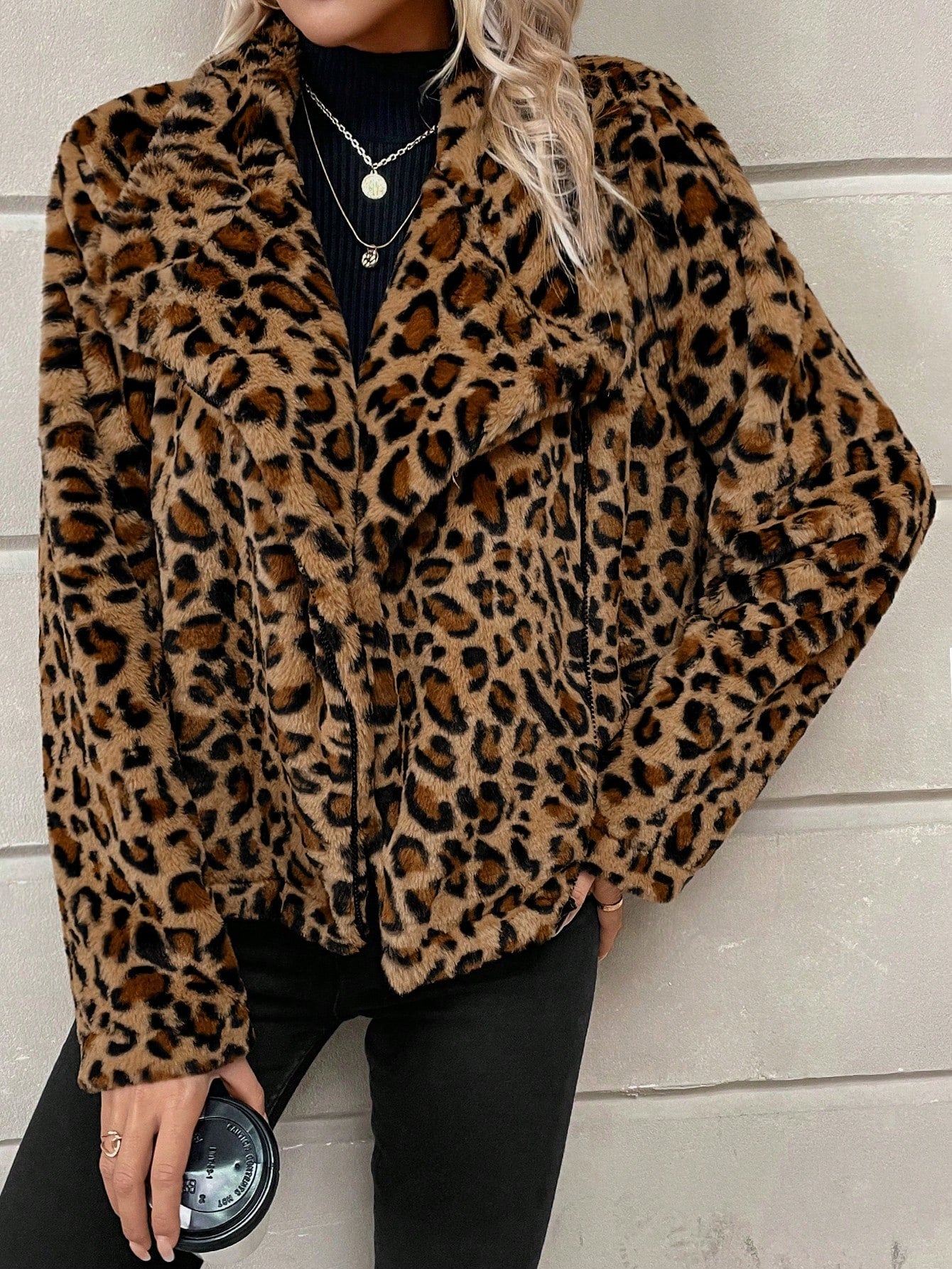 Leopardenfelljacke für Damen